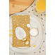 Zusss Servetten bloemenprint 11x20cm kaki Zusss Servetten bloemenprint 11x20cm kaki