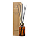 Wellmark Maxi geurstokjes - bruin glas/messin - 500ml 'Good vibes' Wellmark Maxi geurstokjes - bruin glas/messin - 500ml 'Good vibes'