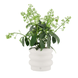 Zusss Keramieken bloempot ribbels wit Zusss Keramieken bloempot ribbels wit