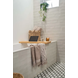 Zusss Badhanddoek vergeet niet te genieten 60x115cm leem/off white Zusss Badhanddoek vergeet niet te genieten 60x115cm leem/off white