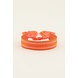 My Jewellery Bohemian armband met glitters - Oranje My Jewellery Bohemian armband met glitters - Oranje