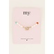 My Jewellery Souvenir armband met parels en bloemen - Goud My Jewellery Souvenir armband met parels en bloemen - Goud