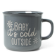 Senza Retro Mok Grijs - Baby it's cold outside Senza Retro Mok Grijs - Baby it's cold outside