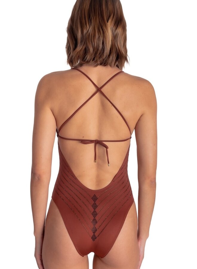 Pin-Up Stars Geometric Crystals Swimsuit