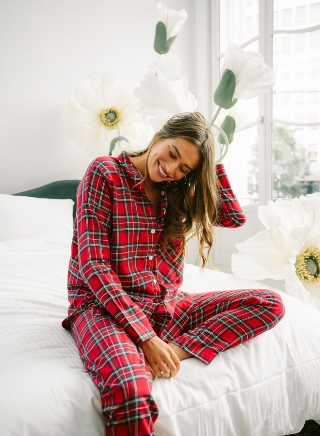 Sunday In Bed Flannel Gerdi Pyjama Top
