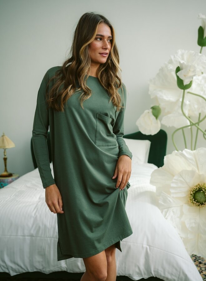 Sunday In Bed Jersey Sandrine Nightdress