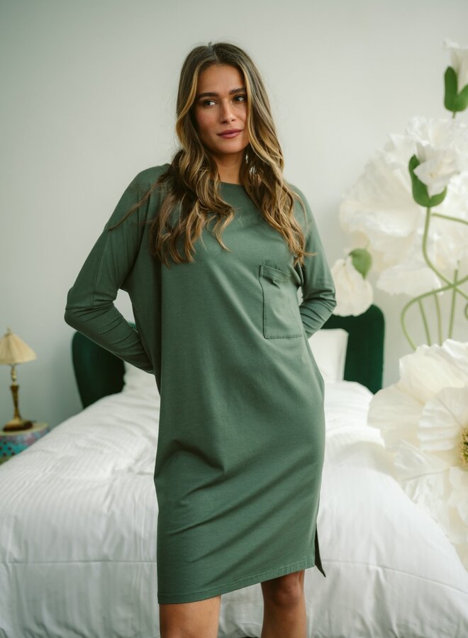 Sunday In Bed Jersey Sandrine Nightdress