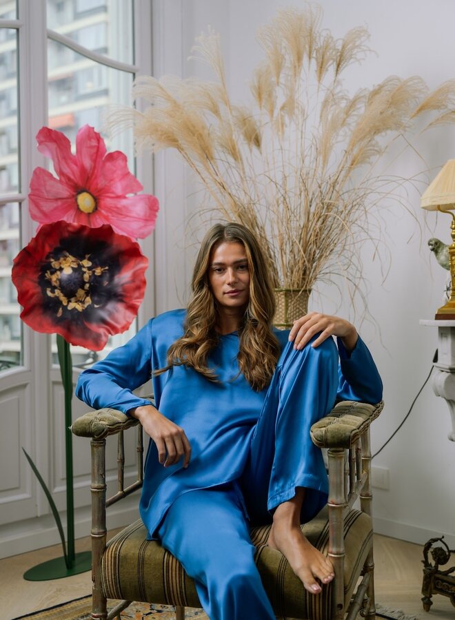 Vivis Ocean Silk Donatella Pyjama Top