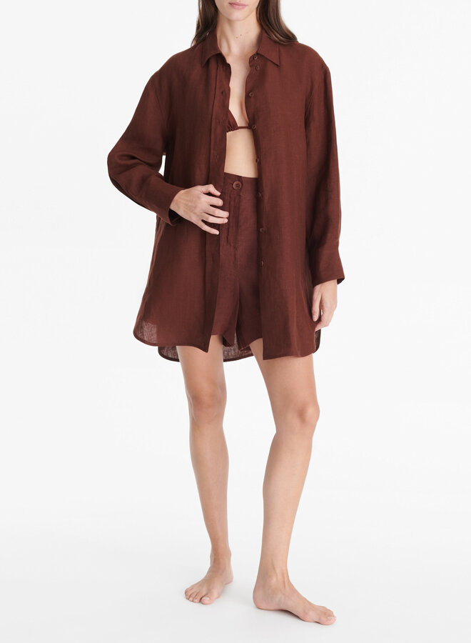Eres L'Intemporel Linen Mignonette Hemd