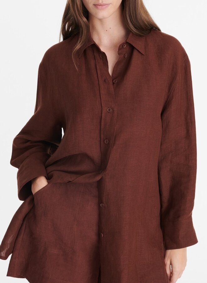 Eres L'Intemporel Linen Mignonette Hemd