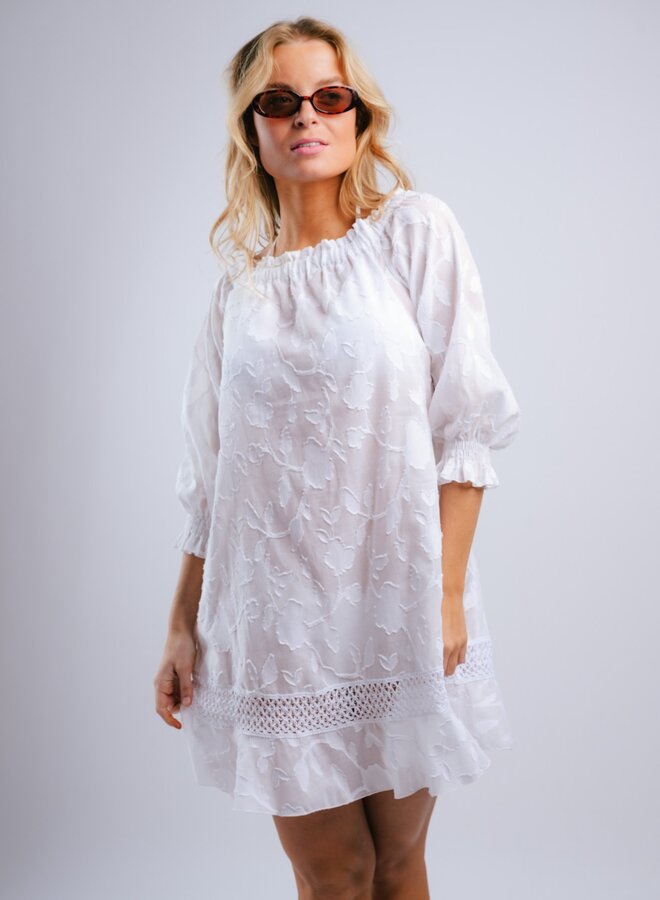 Raffaela d'Angelo White Summer Jurk