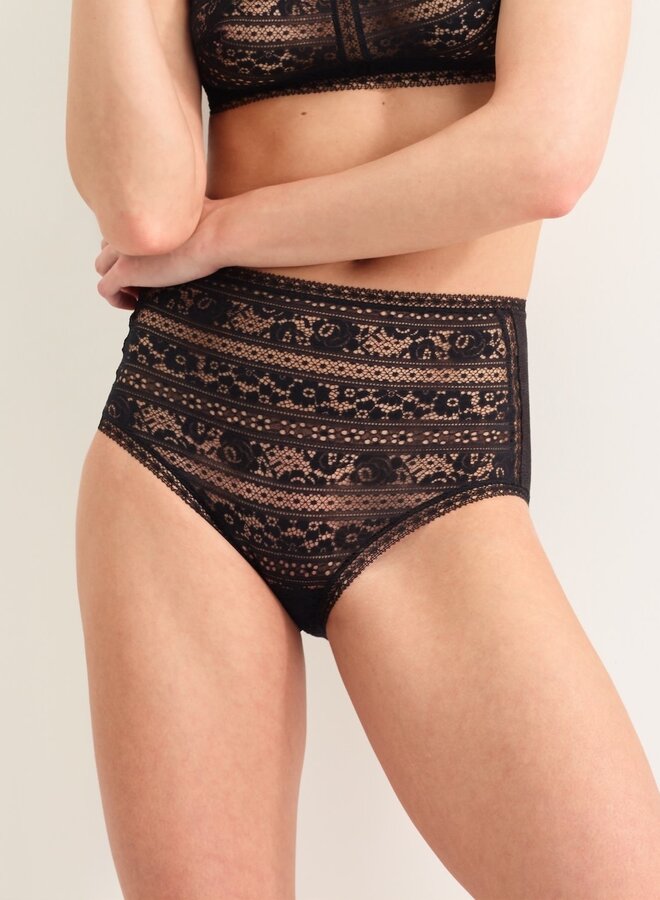 Eres Transparence Violette High-Waist Knickers