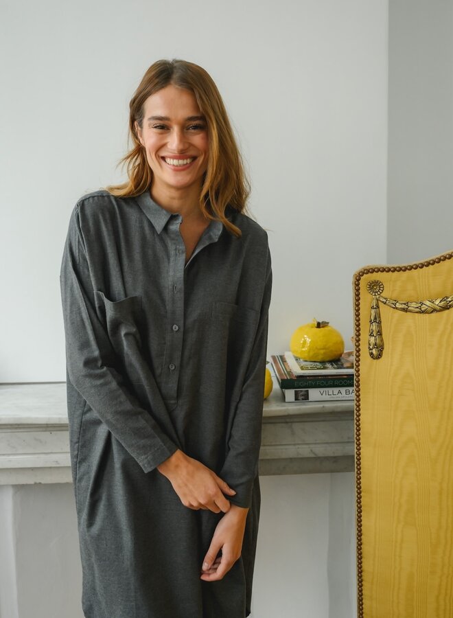 Sunday In Bed Flannel Lorraine Nightdress