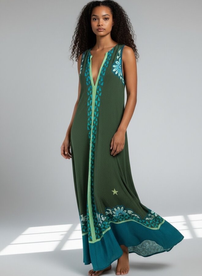 Pin-Up Stars Tribal Sea Dress