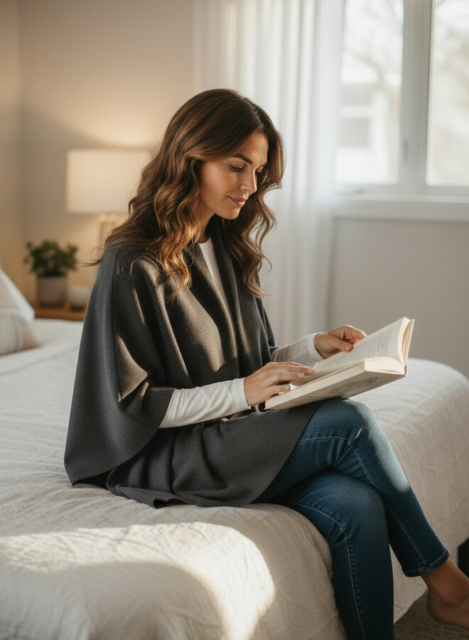 Pluto Gracefull Teddy Peony Poncho