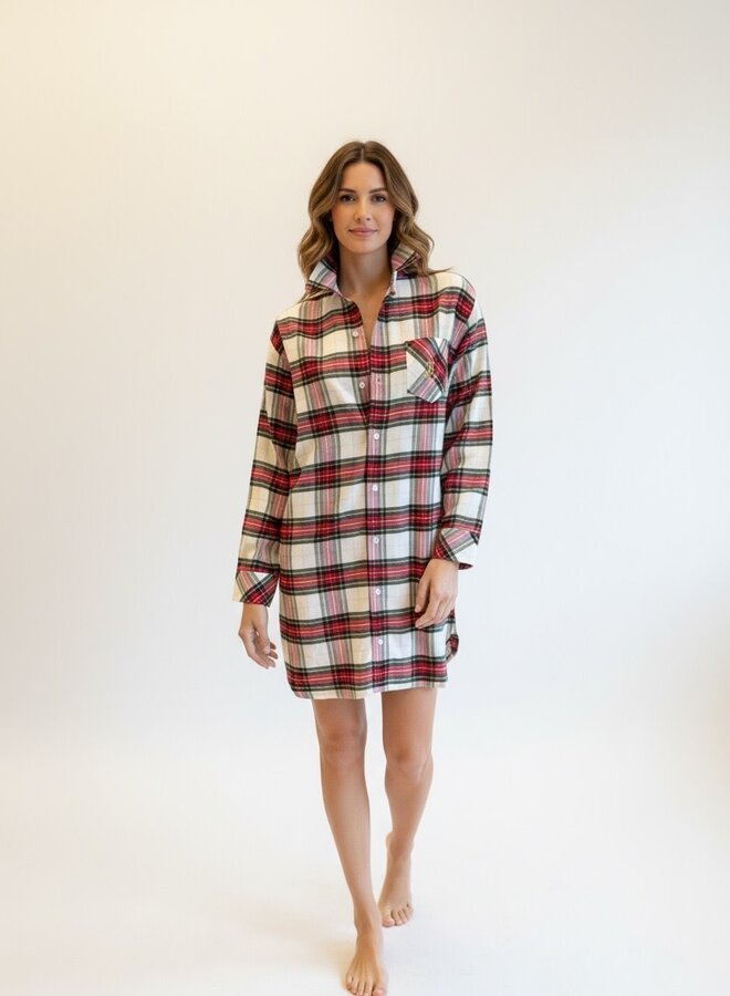 Lauren Ralph Lauren Brushed Twill Nachtjurk
