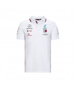 Mercedes AMG Petronas F1 Team 2020 Team Polo White Adult