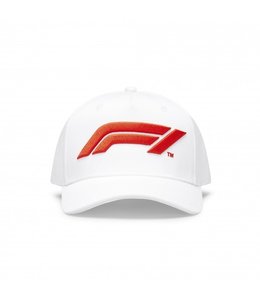 F1 Formula 1 Logo Baseball Cap  Adult White