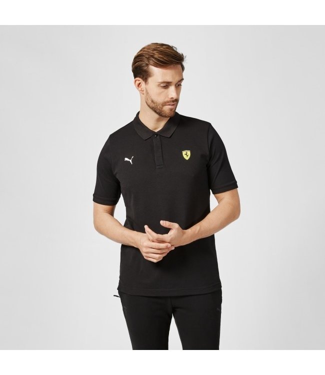 Scuderia  Ferrari F1 Classic Polo Black Adult - Collection 2022