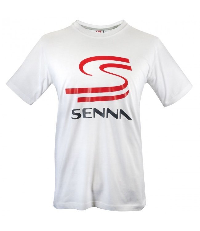 Ayrton Senna "Double S" T-shirt White Kids - Senna Foundation Collection