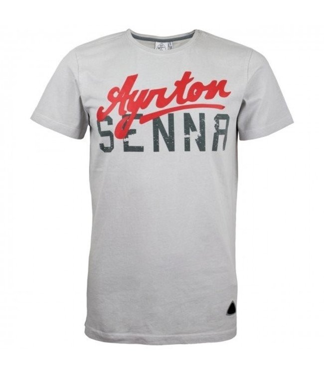 Ayrton Senna T-shirt Gray Adult - Senna Foundation Collection