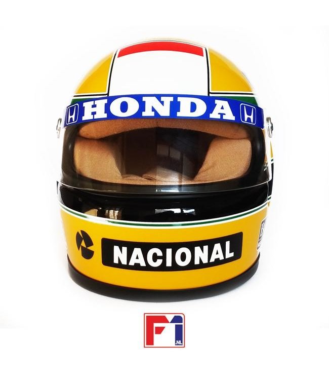 Ayrton Senna Honda Marlboro McLaren Helmet 1988 World Champion Scale 1:2