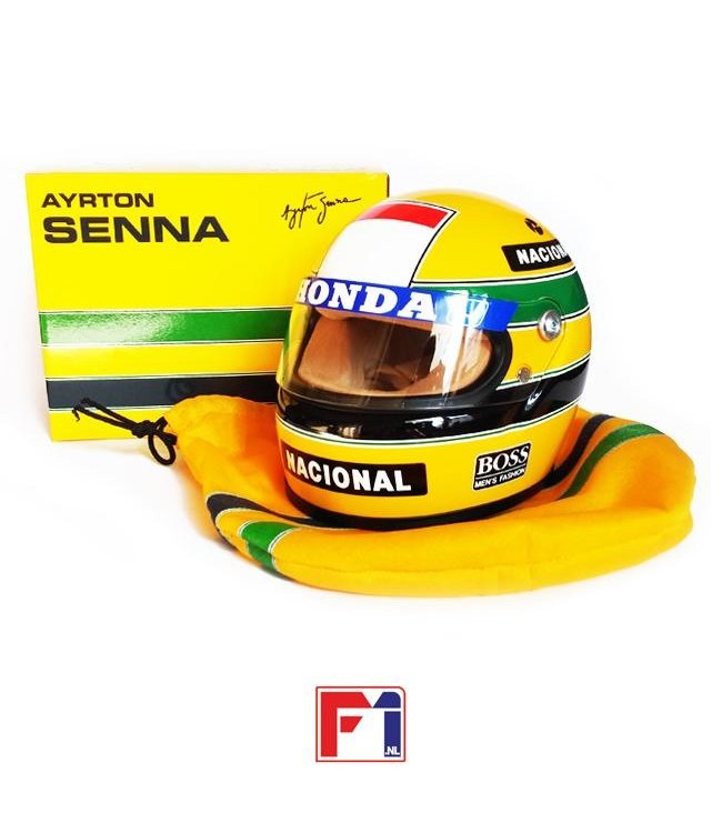 Ayrton Senna Honda Marlboro McLaren Helmet 1988 World Champion Scale 1:2