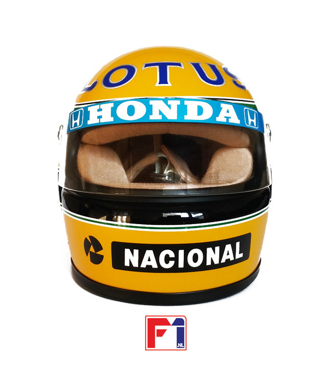 Ayrton Senna Camel Team Lotus Honda Helmet 1987  Scale 1:2