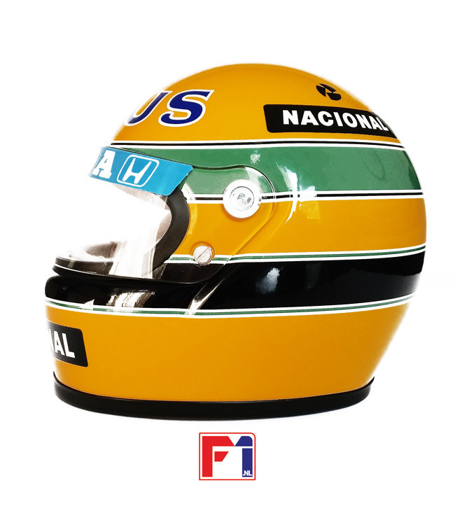 Ayrton Senna Camel Team Lotus Honda Helmet 1987  Scale 1:2