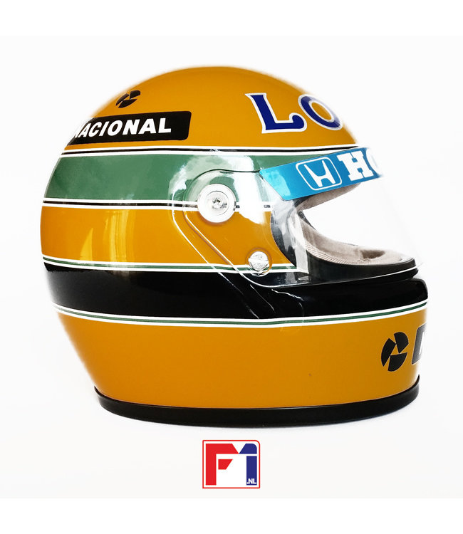 Ayrton Senna Camel Team Lotus Honda Helmet 1987  Scale 1:2