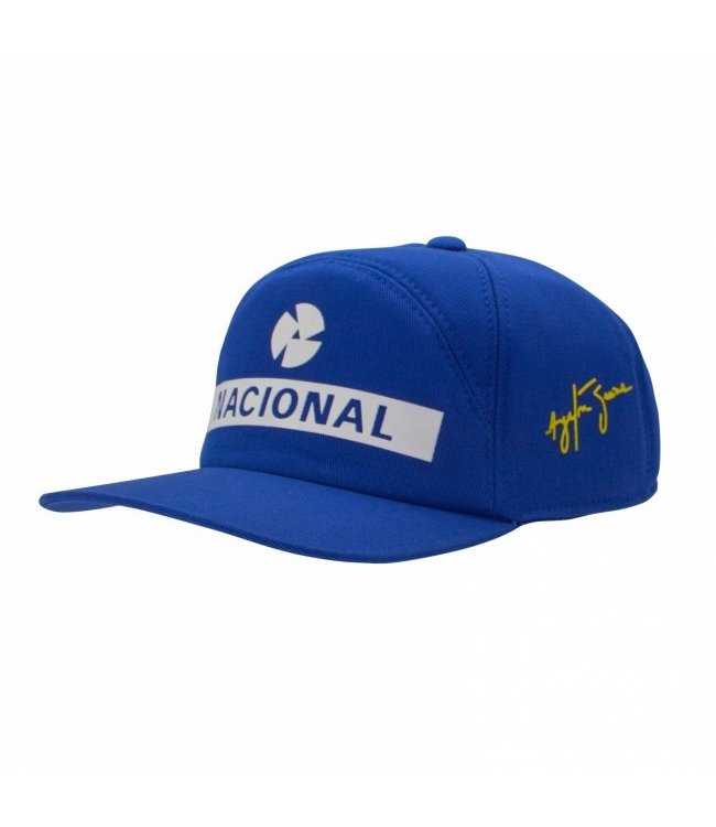 Ayrton Senna Baseball Cap Nacional Blue Adult - Senna Foundation Collection