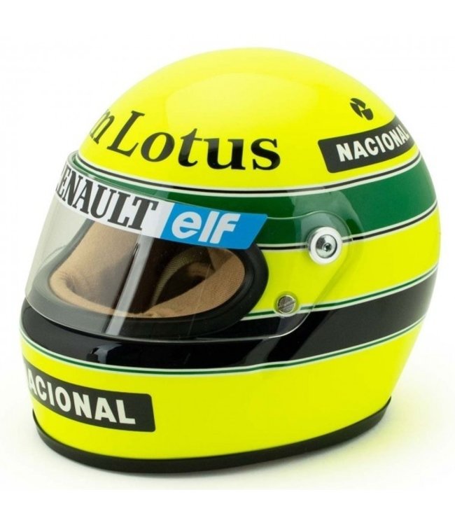 Ayrton Senna Camel Team JPS Lotus Helmet 1985  Scale 1:2