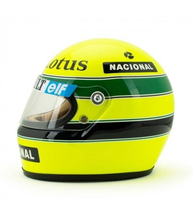 Ayrton Senna Camel Team JPS Lotus Helmet 1985  Scale 1:2