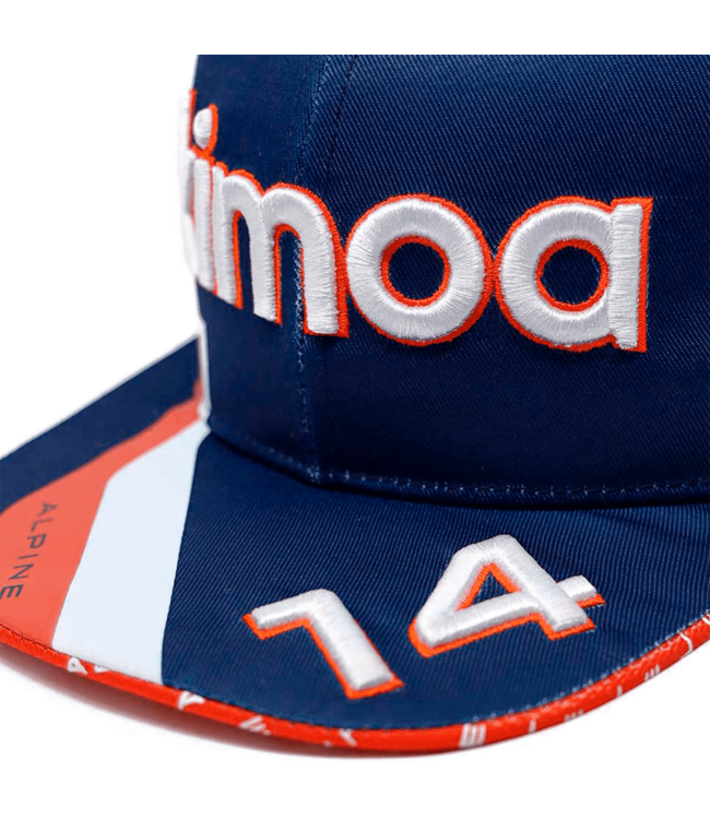 BWT Alpine F1 Team Fernando Alonso 2021 Driver Flatbrim Cap Adult - Collection 2021