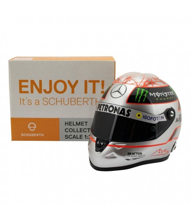 Michael Schumacher  Mercedes AMG Petronas F1 Team 2012 Scale Helmet 300th GP