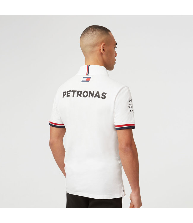 Mercedes AMG Petronas F1 Team - Team Polo White Adult - Collection 2022
