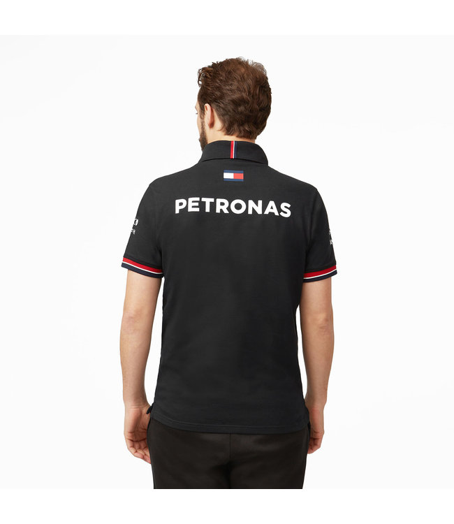 Mercedes AMG Petronas F1 Team - Team Polo Black Adult - Collection 2022