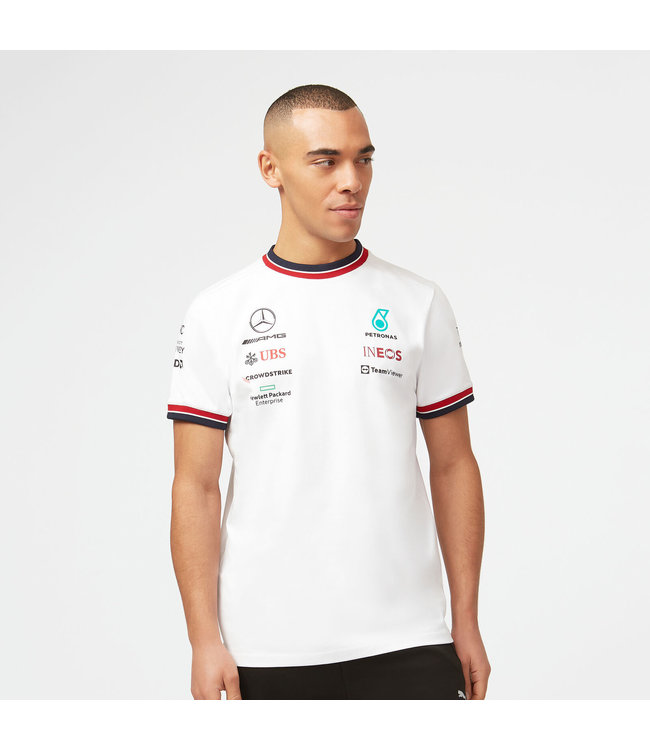 Mercedes AMG Petronas F1 Team - Team Driver T-Shirt White Adult - Collection 2022