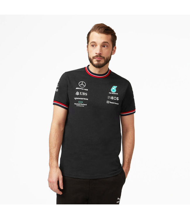 Mercedes AMG Petronas F1 Team - Team Driver T-Shirt Black Adult - Collection 2022