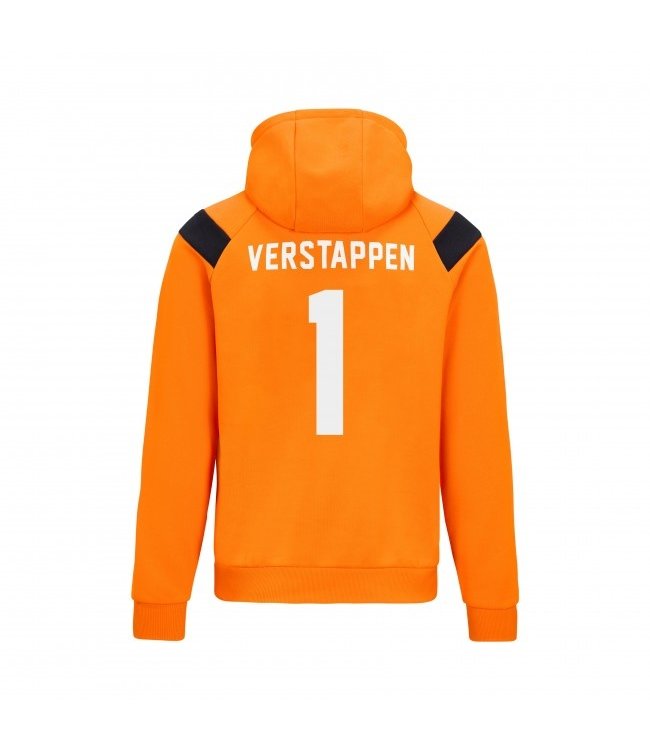 Oracle Red Bull  Racing F1 Team Orange "Verstappen 1" Hooded Sweat Jacket Adult - Collection 2022