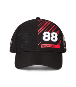 Stake F1 Team Kick Sauber Orlen Formula 1 2022 Adult Robert Kubica Driver Edition Baseball Cap