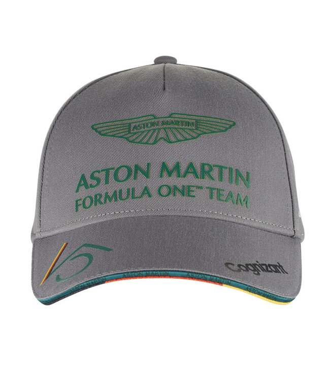 Aston Martin Cognizant F1 Team Adult Vettel Drivers Baseball Cap Grey - Collection 2022