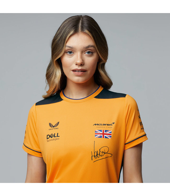 McLaren F1 Team Womens Replica Norris Set-Up Driver Tee Orange - Collection 2022