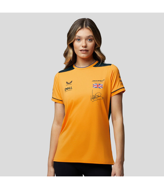 McLaren F1 Team Womens Replica Norris Set-Up Driver Tee Orange - Collection 2022