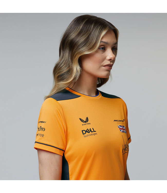McLaren F1 Team Womens Replica Norris Set-Up Driver Tee Orange - Collection 2022