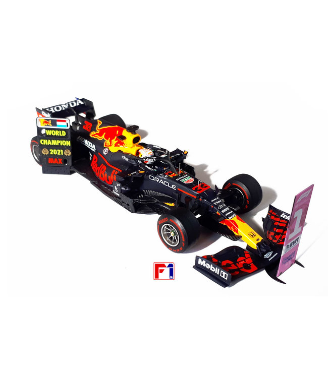 Oracle Red Bull  Racing F1 Team Honda RB16B 2021 -  M. Verstappen  Winner GP Abu Dhabi and World Champion 2021