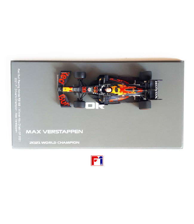 Oracle Red Bull  Racing F1 Team Honda RB16B 2021 -  M. Verstappen  Winner GP Abu Dhabi and World Champion 2021