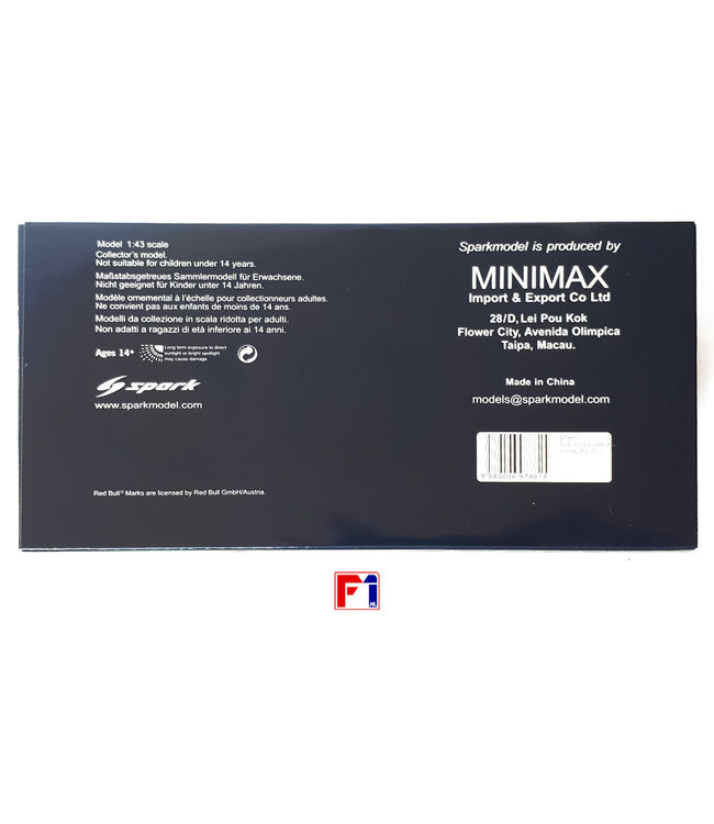 Oracle Red Bull  Racing F1 Team Honda RB16B 2021 -  M. Verstappen  Winner GP Abu Dhabi and World Champion 2021