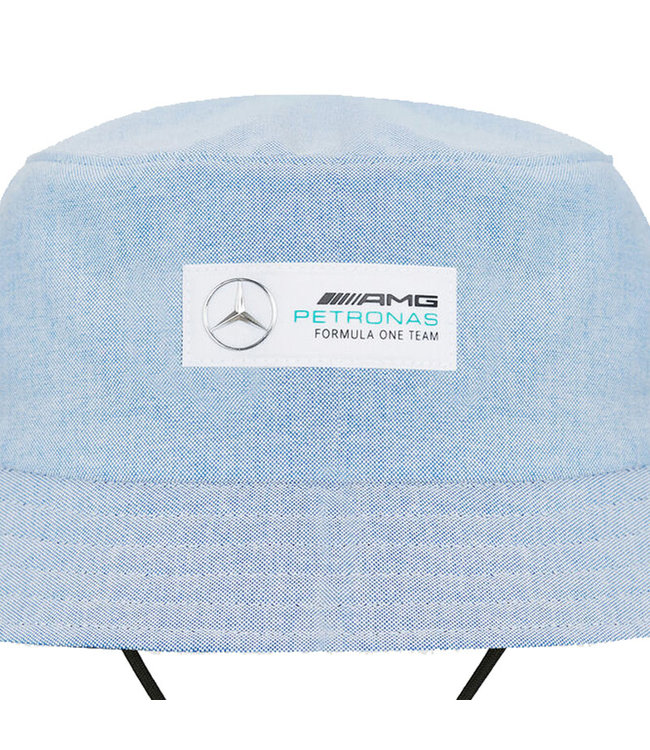 Mercedes AMG Petronas F1 Team - George Russell  British GP Driver Bucket Hat Blue Adult - Collection 2022
