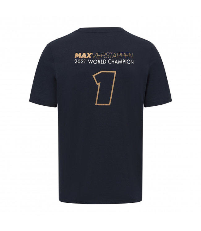 Oracle Red Bull  Racing F1 Team Max Verstappen 2021 Tribute T-shirt - Collection 2022